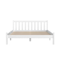 Artiss Bed Frame Double Size Wooden White SOFIE