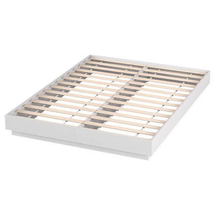 Artiss Double Bed Frame with 16Colour Led Light Wooden Platform Bed Base DAYGLOW