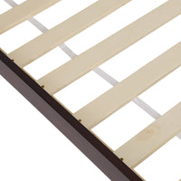 Bed Frame Queen Size Wooden Base Mattress Platform Timber Walnut VISE