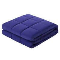 Giselle Bedding Weighted Blanket 9KG Kids Adults Heavy Gravity Relax Calm Blue