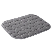 Giselle Weighted Lap Blanket 3.2KG Grey Crystal Velvet Quilted Glass Bead Fill for Sofa Office