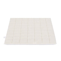 Giselle Faux Fur Weighted Blanket 2 Sided Long Pile Sherpa Reverse Cream 5.5KG 120 x 180cm