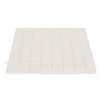 Giselle Faux Fur Weighted Blanket 2 Sided Long Pile Sherpa Reverse Cream 11KG 152 x 203cm