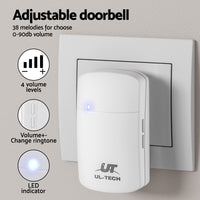 UL-tech Wireless Doorbell Plugin Receiver