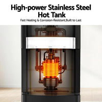 Devanti 3 Taps Water Cooler Dispenser Bottom Loading Dispenser Chiller Filter Purifier