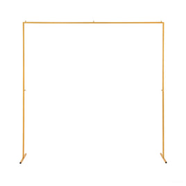 2M Backdrop Stand Wedding Background Decoration Party Flower Balloon Display Golden