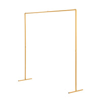 2M Backdrop Stand Wedding Background Decoration Party Flower Balloon Display Golden