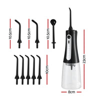 Devanti Cordless Water Flosser Dental Oral Irrigator Black