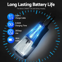 Devanti Cordless Water Flosser Dental Oral Irrigator Black