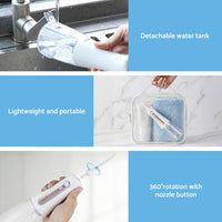 Devanti Cordless Water Flosser Dental Oral Irrigator White