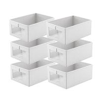 Artiss 6 Pack Linen Closet Organizers and Storage Foldable Clothing Bins