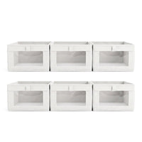 Artiss 6 Pack Linen Closet Organizers and Storage Foldable Clothing Bins