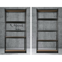 Giantz 2x1.5M Garage Shelving Warehouse Rack Pallet Racking Storage Shelve Black