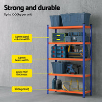 3 x 1.8M Giantz Garage Shelving Warehouse Rack