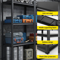Giantz Garage Shelving 1.8X0.9m Warehouse Rack Storage Shelves Workshop Racks Steel
