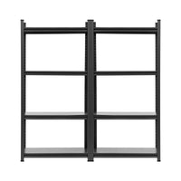 Giantz Garage Shelving 1.8X1.8m Warehouse Rack Storage Shelves Workshop Racks Steel