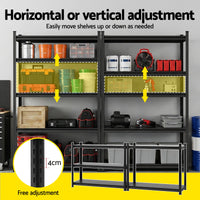 Giantz Garage Shelving 1.8X1.2m Warehouse Rack Storage Shelves Workshop Racks Steel