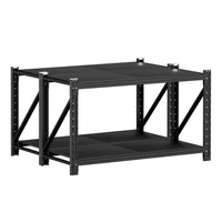 Giantz 2x 0.9M Garage Shelving Workbench Warehouse Rack
