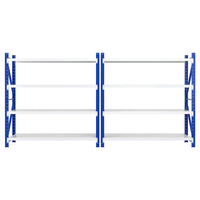 4Mx2M Garage Shelving Warehouse Rack Blue