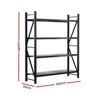 2.4Mx2M Warehouse Shelving Garage Rack