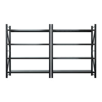 4Mx2.4M Garage Shelving Warehouse Rack Black