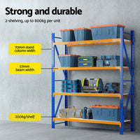 4Mx2.4M Garage Shelving Warehouse Rack