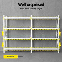 3Mx2M Giantz Garage Shelving Warehouse Rack