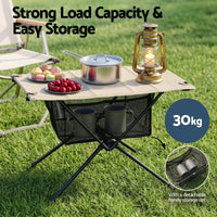 Weisshorn Folding Camping Table Portable Picnic Desk Camp Furniture