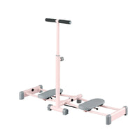 Everfit Foldable Ski Exercise Machine Leg Thigh Trainer Home Fitness Cardio Pink