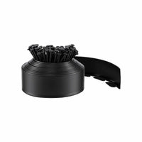 Green Fingers Garden Edging 33ft 30pcs Flexible Garden Border Plastic Lawn Edging Black