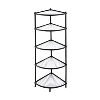 Artiss 5-Tier Kitchen Corner Shelf Rack Stand Microwave Metal Storage Shelves