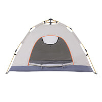Weisshorn Camping Tent Instant Tent Pop up 2 Person Outdoor Hiking Tents Hiking Beige