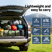 Weisshorn Camping Tent Car SUV Rear Hatchback Tents Canopy Portable Outdoor Family green