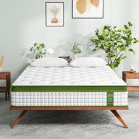 BedStory King 30cm Hybrid Mattress Cooling Gel Memory Foam 5 Zone Pocket Spring Bed Temperature Regulating