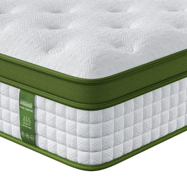 BedStory Queen 30cm Hybrid Mattress Cooling Gel Memory Foam 5 Zone Pocket Spring Bed Temperature Regulating