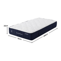 RoomSense Single Firm Mattress 26cm Bundle with Storage Bed Frame