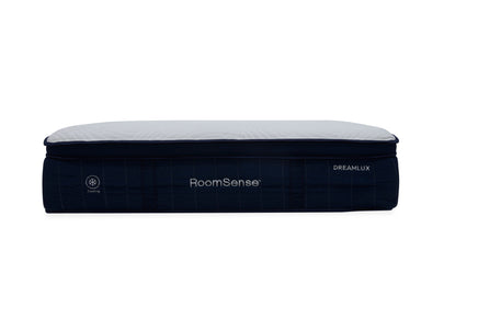 RoomSense Queen Mattress, 34cm Thick Medium Firm Hybrid Mattress for Back Pain Relief, Tencel Cooling Pocket Spring Mattress Queen Size in a Box
