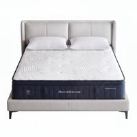RoomSense Queen 34cm Medium Soft Gel Mattress Bundle with 2 Cooling Pillows