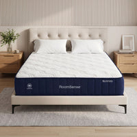 RoomSense King Single Mattress, 26cm Orthopedic Firm Mattress for Back Pain Relief, Pocket Spring Hybrid Mattress King Single Size for Home & Rental