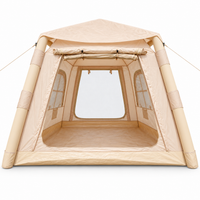 Weisshorn Inflatable Camping Tent Dual End Doors Arched Windows 300x400cm