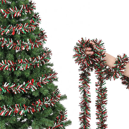 Jingle Jollys 20M Christmas Tinsel Garland Mixed Colors Xmas Party Decoration