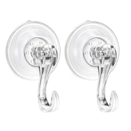 Jingle Jollys 2x Suction Cup Hooks Heavy Duty Christmas Wreath Hanger Window 5kg