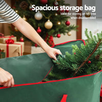 Jingle Jollys Christmas Tree Storage Bag Fits Up to 8ft Tree Xmas Bag Green