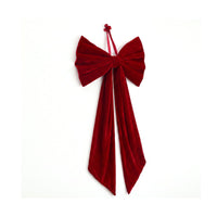 Jingle Jollys Red Velvet Christmas Bows Tree Decorations Xmas Ornaments