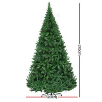 Jingle Jollys Christmas Tree 2.1m Xmas Tree Decorations 1134 LEDs