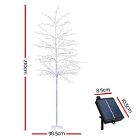 2.1M Christmas Tree 480 LED Solar Jingle Jollys