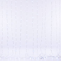 Jingle Jollys 3X3M Christmas Lights Curtain String Light 300 LED Cool White