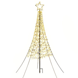 Jingle Jollys Solar Christmas Tree 2.1m 320 LED Net Lights Xmas Trees Decoration