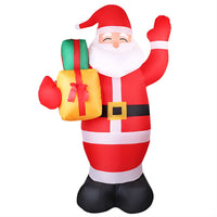 Jingle Jollys Christmas Inflatable Santa 2.4M Illuminated Decorations