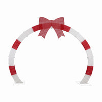Jingle Jollys 2.5m Christmas Archway Pre-Lit Christmas Arch Warm White LED Outdoor Garden Decoration